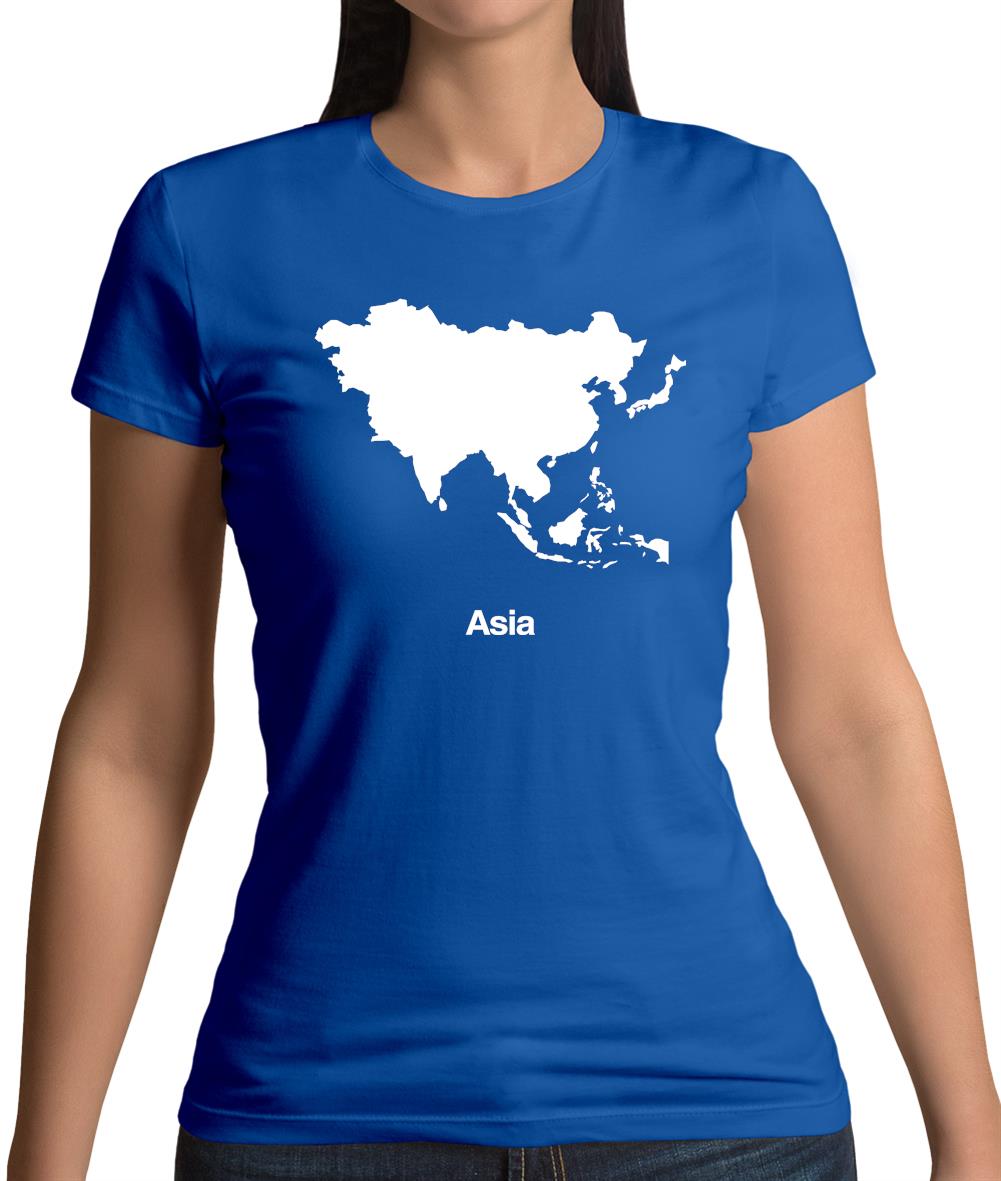 Asia Silhouette Womens T-Shirt