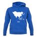 Asia Silhouette unisex hoodie Asia Silhouette unisex hoodie