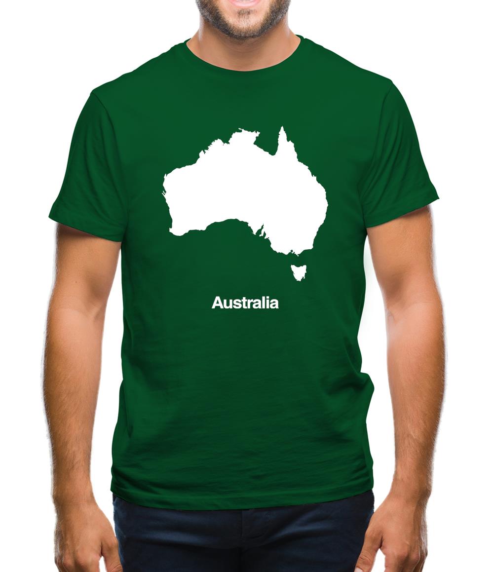 Australia Silhouette Mens T-Shirt Australia Silhouette Mens T-Shirt