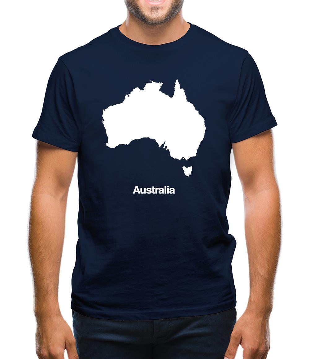 Australia Silhouette Mens T-Shirt Australia Silhouette Mens T-Shirt