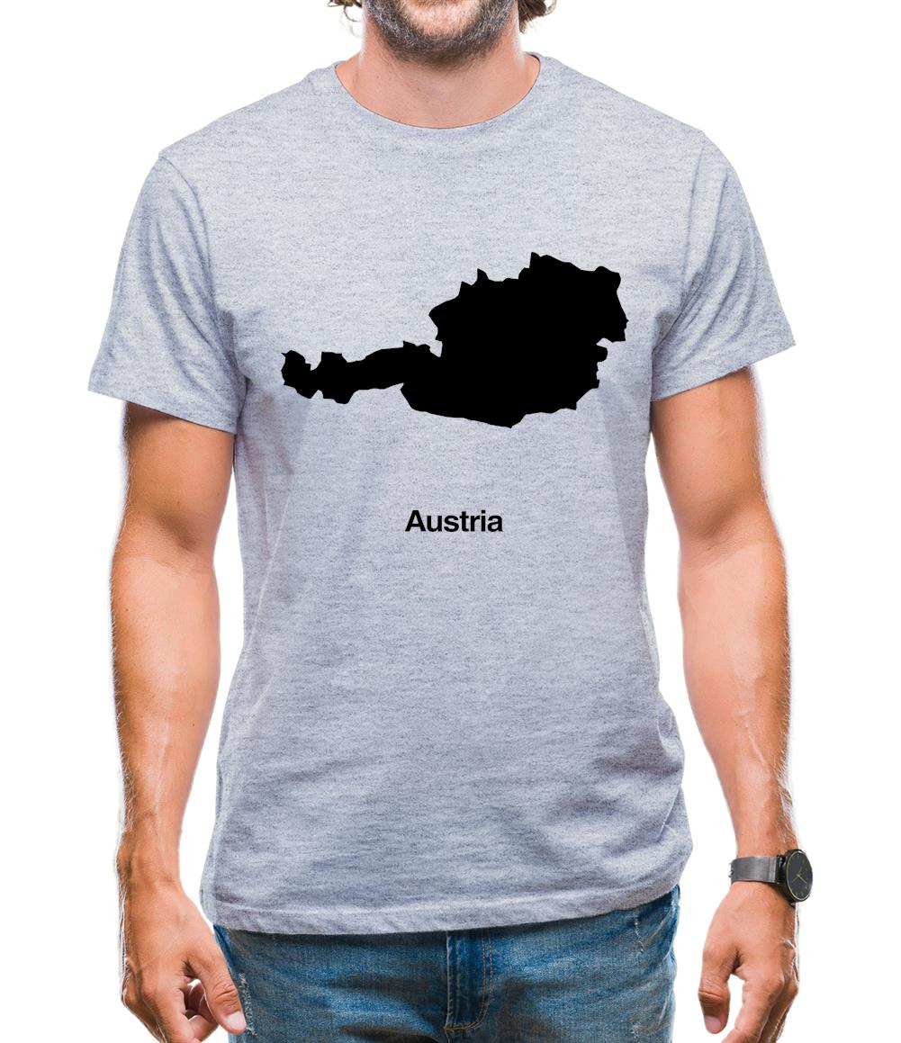Austria Silhouette Mens T-Shirt Austria Silhouette Mens T-Shirt