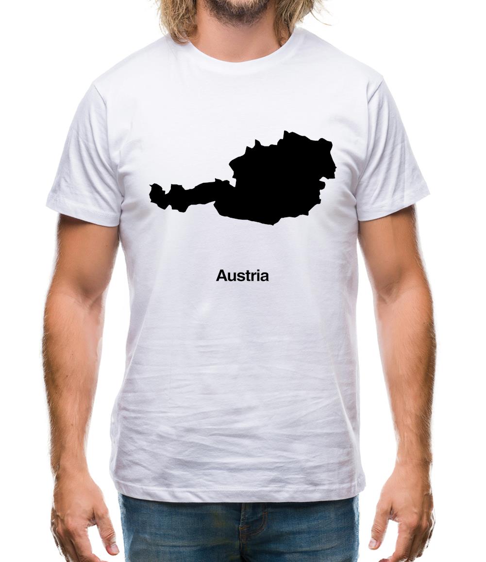 Austria Silhouette Mens T-Shirt Austria Silhouette Mens T-Shirt