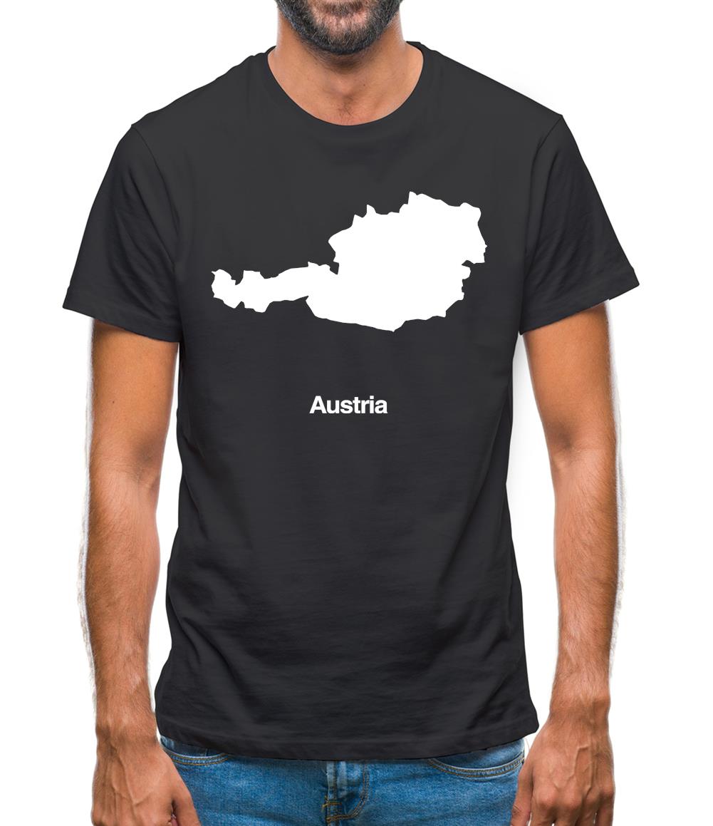 Austria Silhouette Mens T-Shirt Austria Silhouette Mens T-Shirt