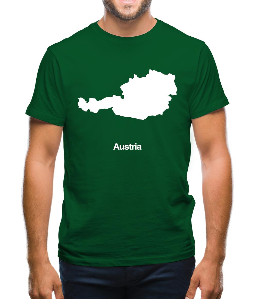 Austria Silhouette Mens T-Shirt Austria Silhouette Mens T-Shirt