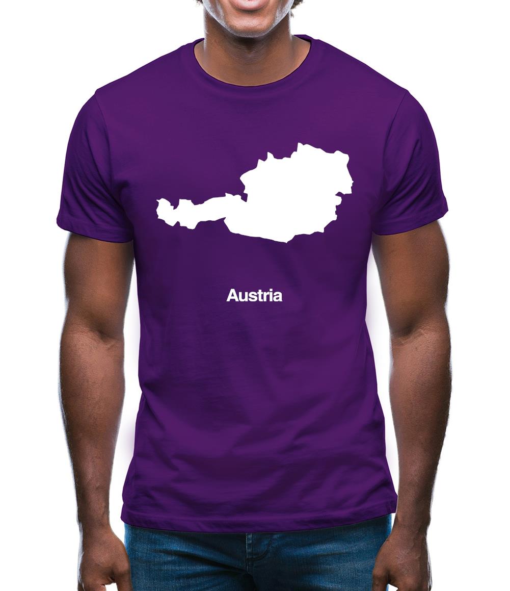 Austria Silhouette Mens T-Shirt Austria Silhouette Mens T-Shirt