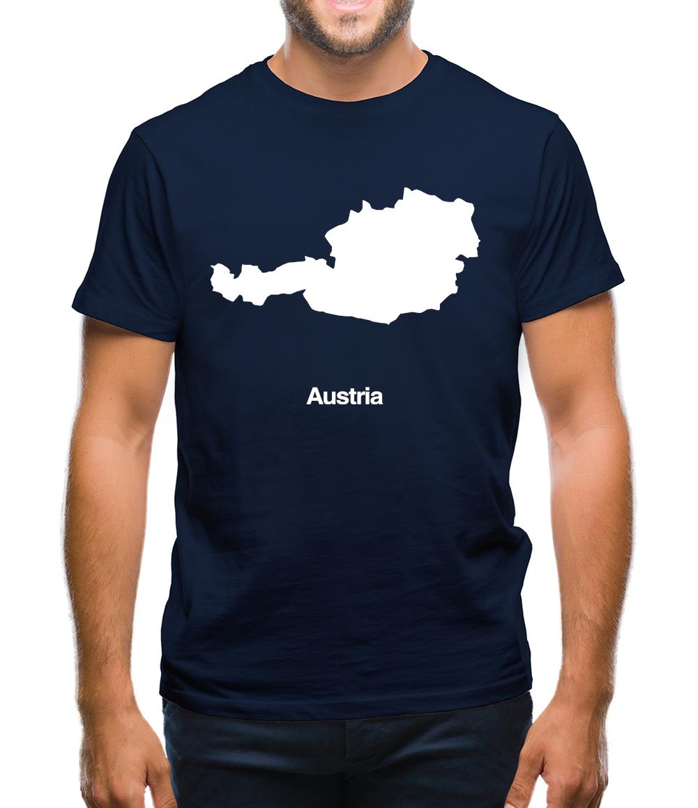 Austria Silhouette Mens T-Shirt Austria Silhouette Mens T-Shirt