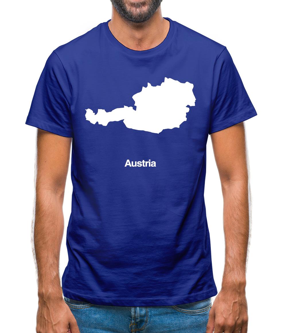 Austria Silhouette Mens T-Shirt Austria Silhouette Mens T-Shirt