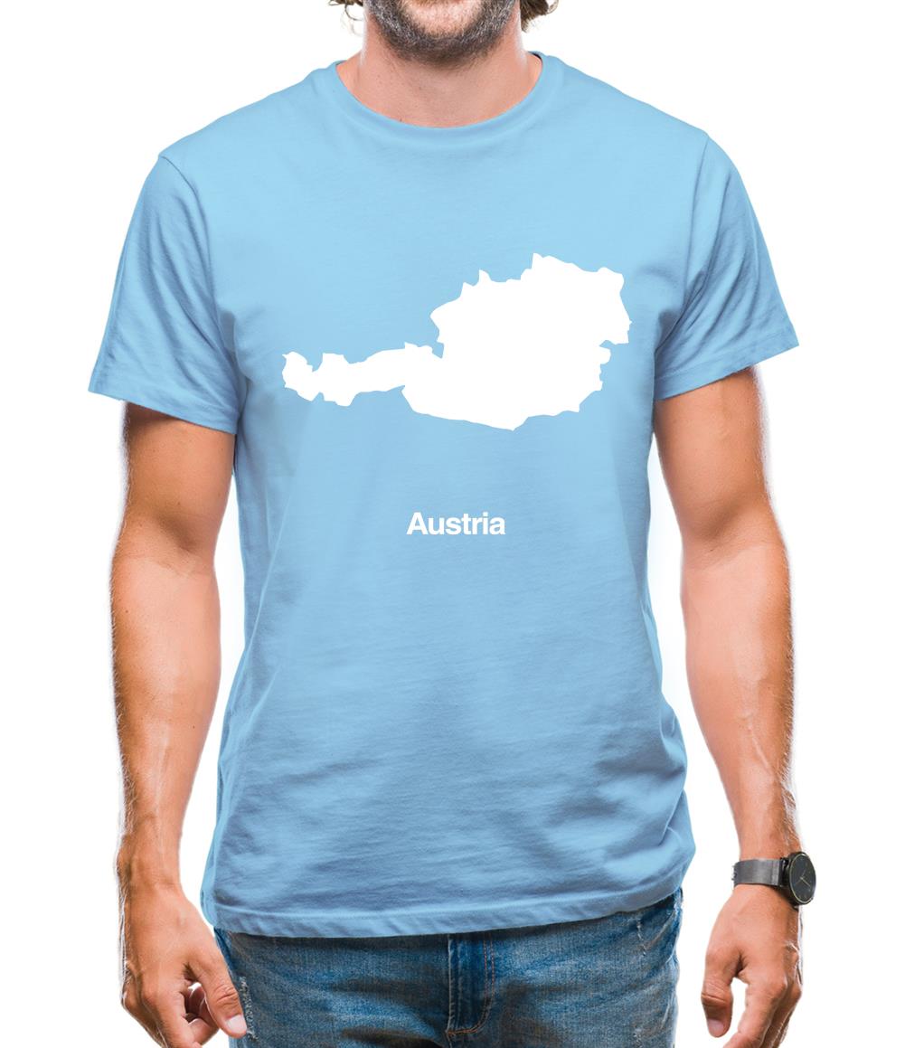 Austria Silhouette Mens T-Shirt Austria Silhouette Mens T-Shirt