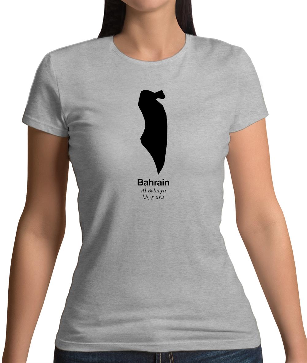 Bahrain Silhouette Womens T-Shirt Bahrain Silhouette Womens T-Shirt