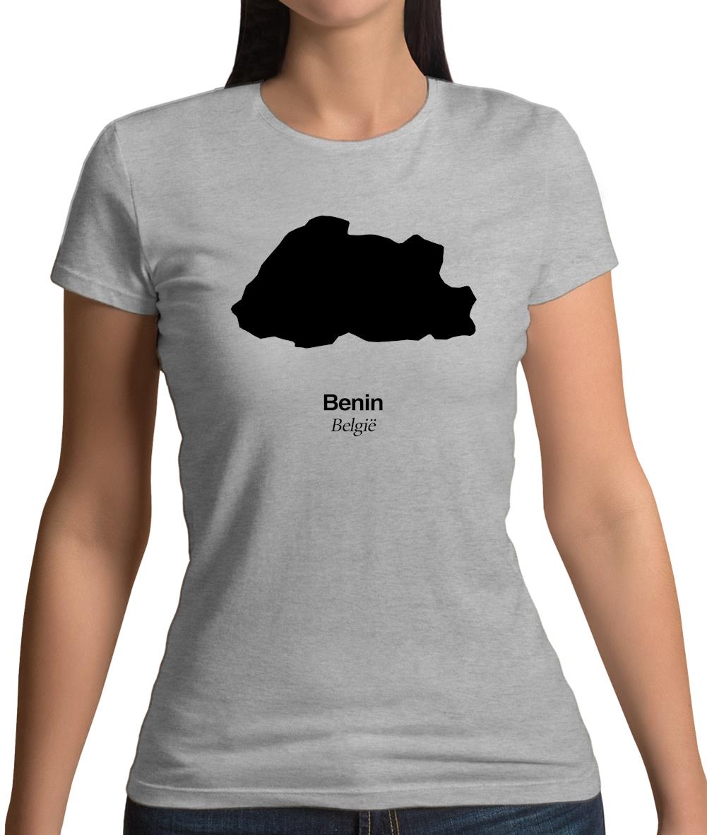 Benin Silhouette Womens T-Shirt Benin Silhouette Womens T-Shirt