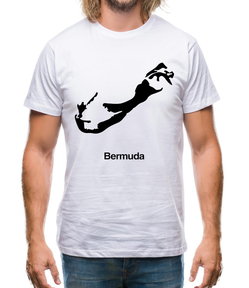 Bermuda Silhouette Mens T-Shirt Bermuda Silhouette Mens T-Shirt