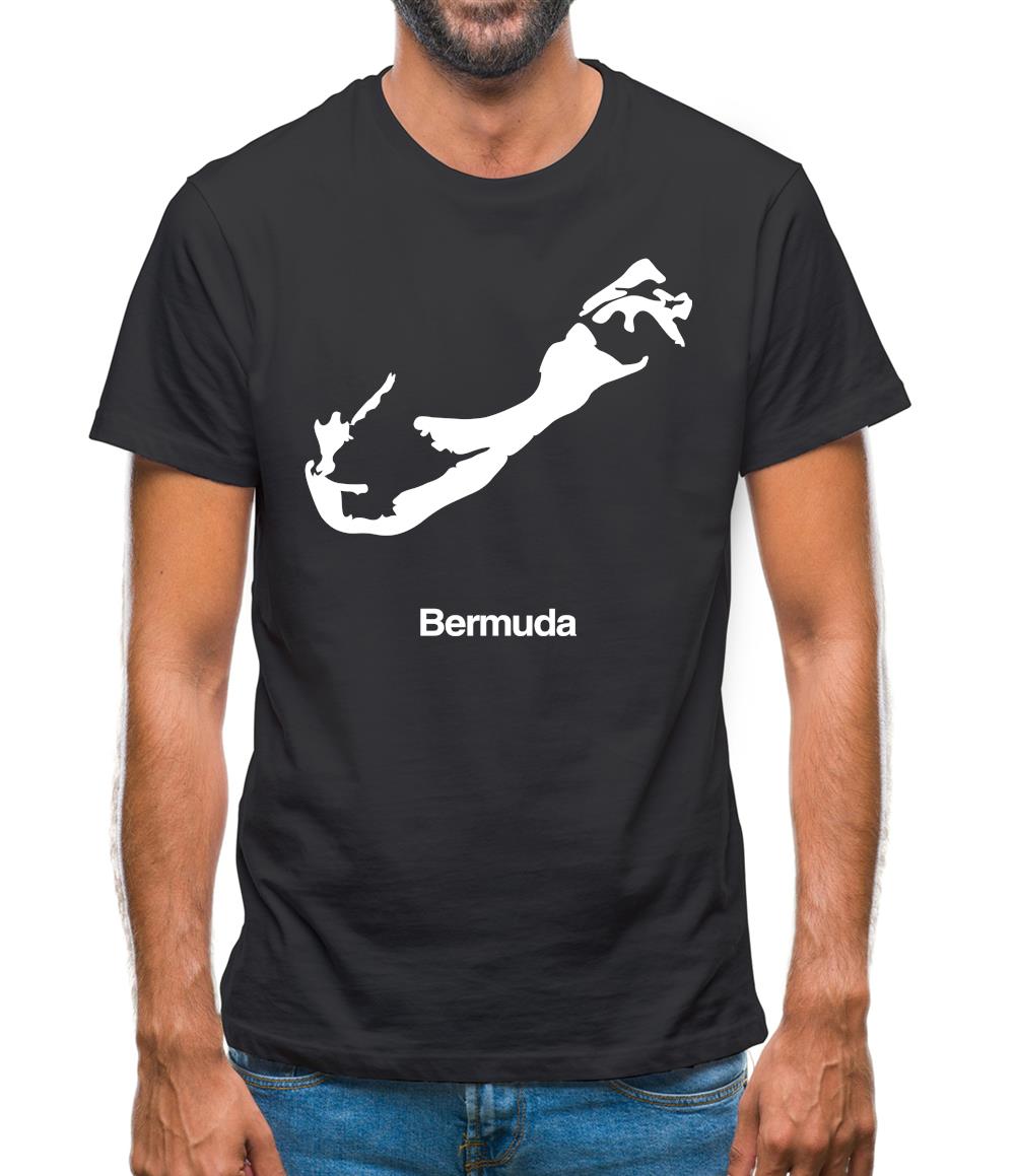 Bermuda Silhouette Mens T-Shirt Bermuda Silhouette Mens T-Shirt