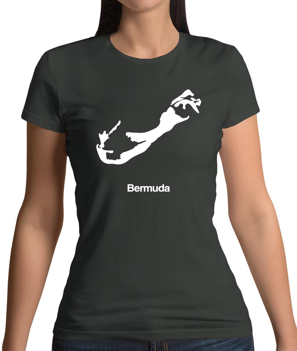 Bermuda Silhouette Womens T-Shirt Bermuda Silhouette Womens T-Shirt