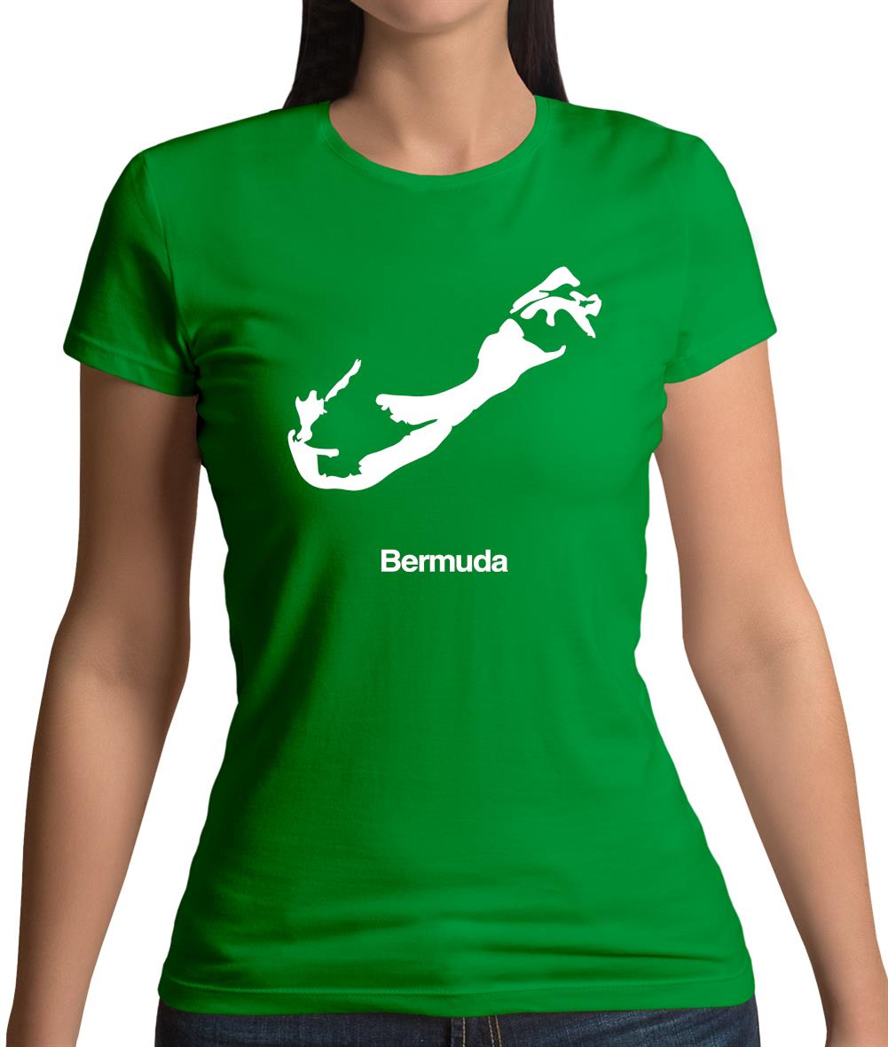 Bermuda Silhouette Womens T-Shirt Bermuda Silhouette Womens T-Shirt