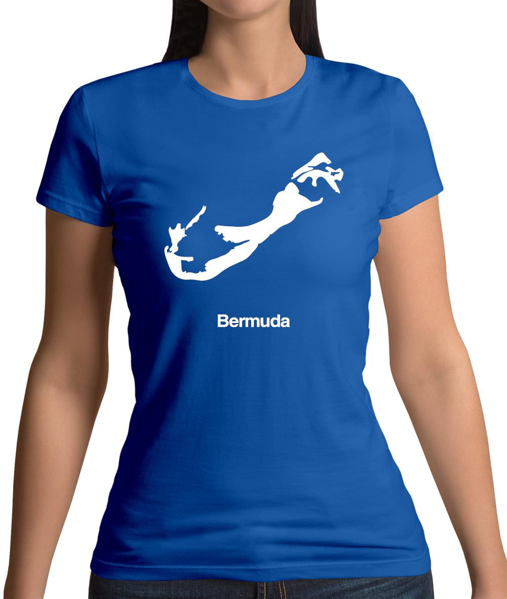Bermuda Silhouette Womens T-Shirt Bermuda Silhouette Womens T-Shirt