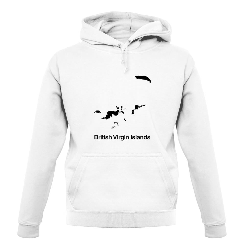 British Virgin Islands Silhouette unisex hoodie British Virgin Islands Silhouette unisex hoodie