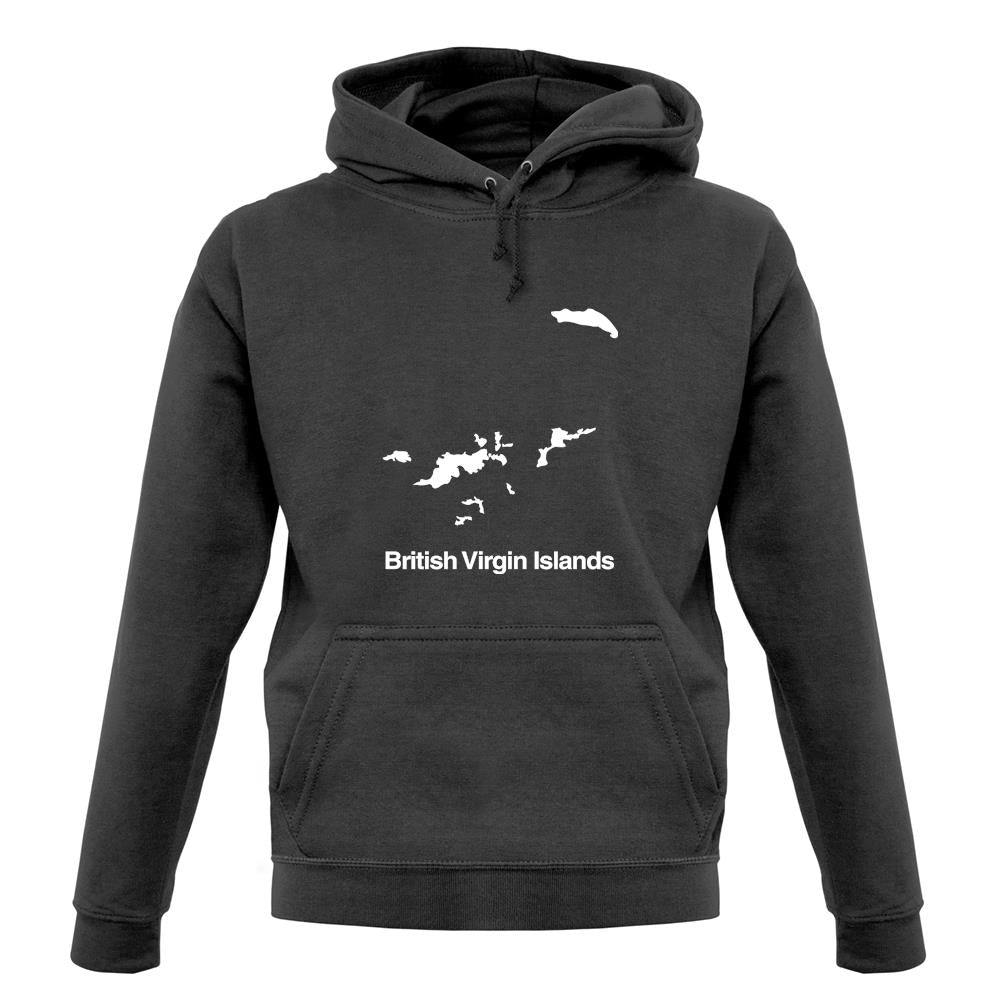 British Virgin Islands Silhouette unisex hoodie British Virgin Islands Silhouette unisex hoodie