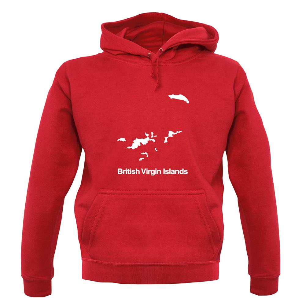 British Virgin Islands Silhouette unisex hoodie British Virgin Islands Silhouette unisex hoodie