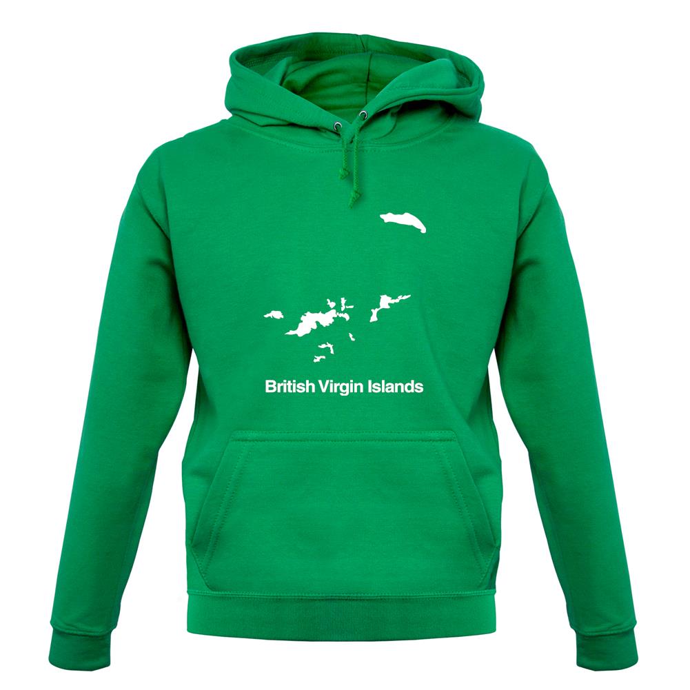 British Virgin Islands Silhouette unisex hoodie British Virgin Islands Silhouette unisex hoodie