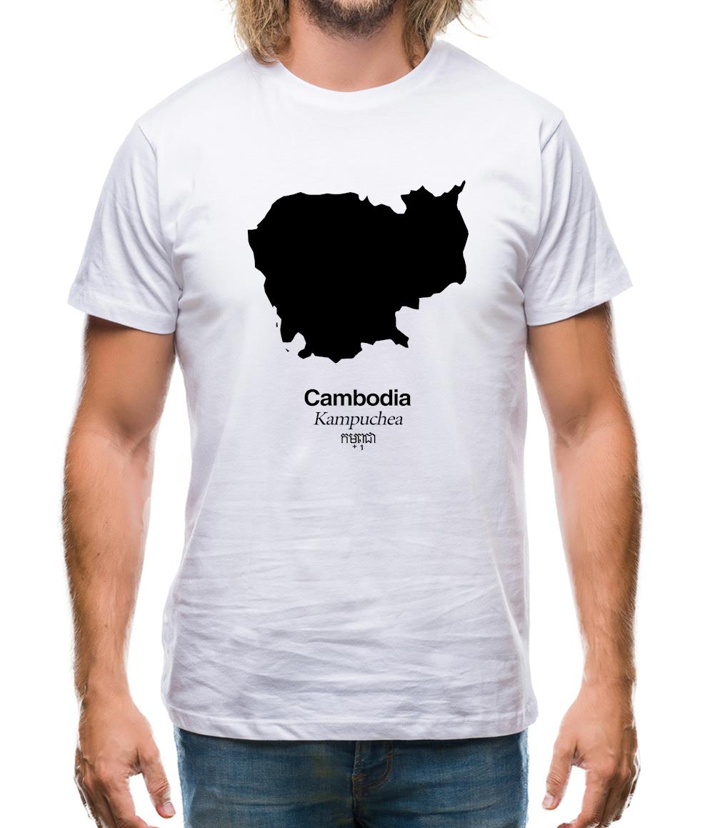 Cambodia Silhouette Mens T-Shirt Cambodia Silhouette Mens T-Shirt
