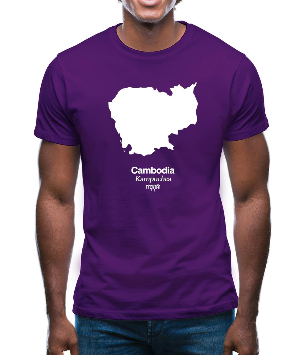 Cambodia Silhouette Mens T-Shirt Cambodia Silhouette Mens T-Shirt
