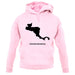 Central America Silhouette unisex hoodie Central America Silhouette unisex hoodie