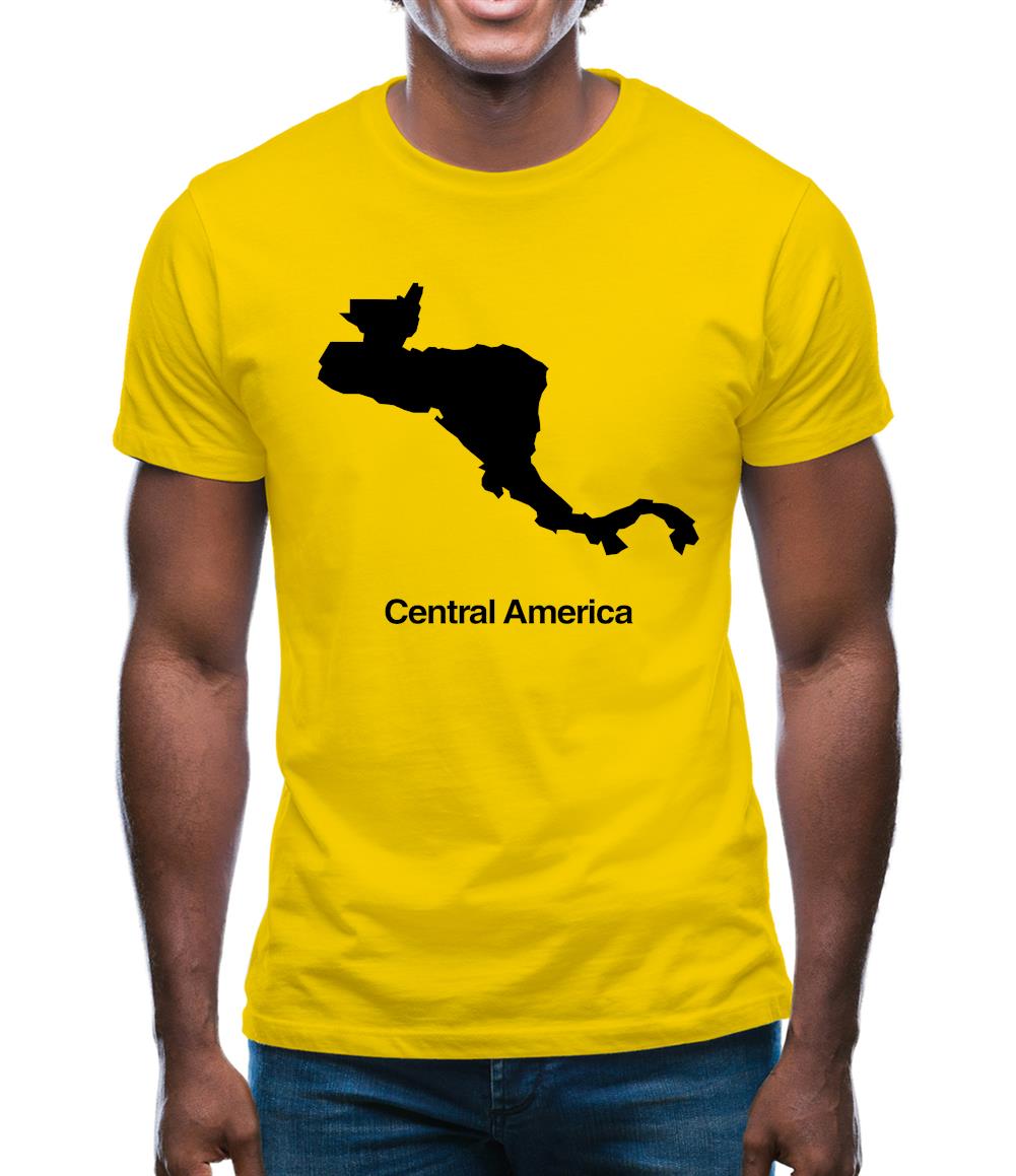 Central America Silhouette Mens T-Shirt Central America Silhouette Mens T-Shirt