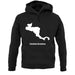 Central America Silhouette unisex hoodie Central America Silhouette unisex hoodie