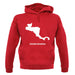 Central America Silhouette unisex hoodie Central America Silhouette unisex hoodie