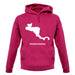 Central America Silhouette unisex hoodie Central America Silhouette unisex hoodie