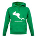Central America Silhouette unisex hoodie Central America Silhouette unisex hoodie