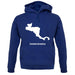 Central America Silhouette unisex hoodie Central America Silhouette unisex hoodie
