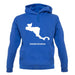 Central America Silhouette unisex hoodie Central America Silhouette unisex hoodie