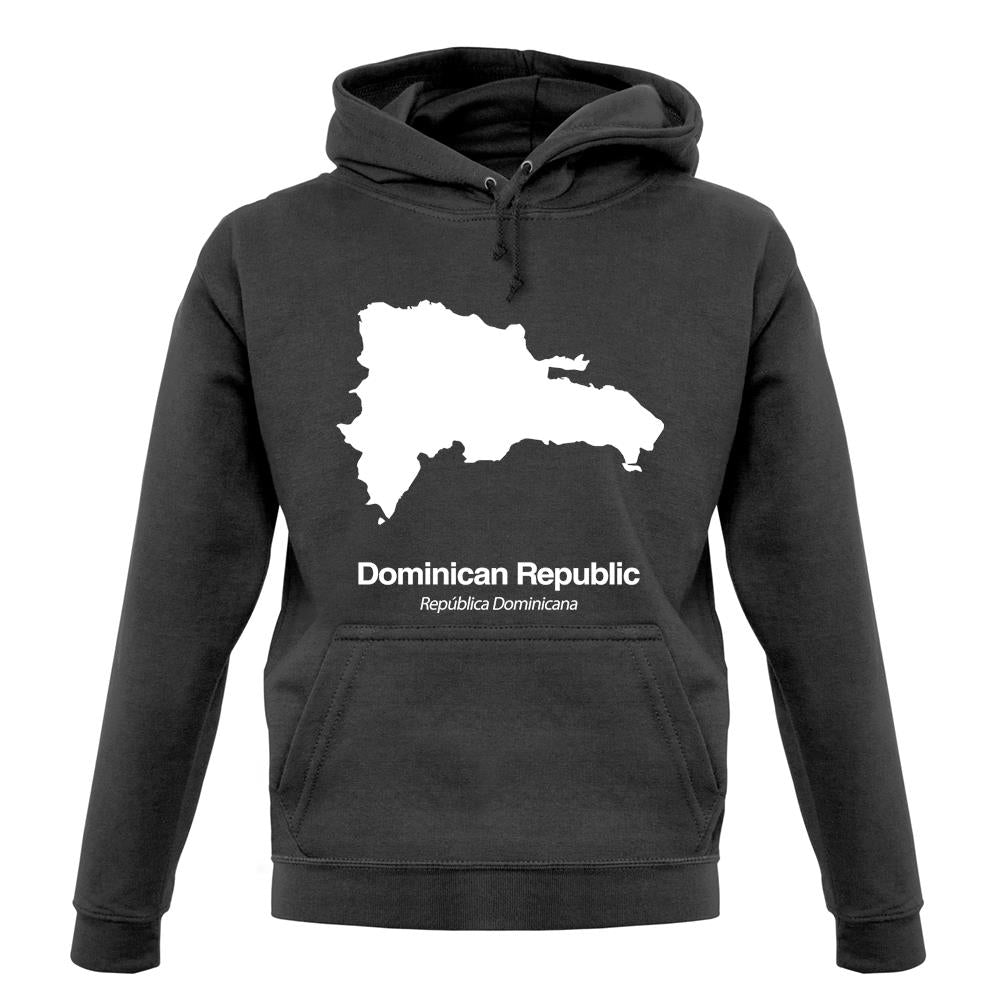 Dominican Republic Silhouette unisex hoodie Dominican Republic Silhouette unisex hoodie