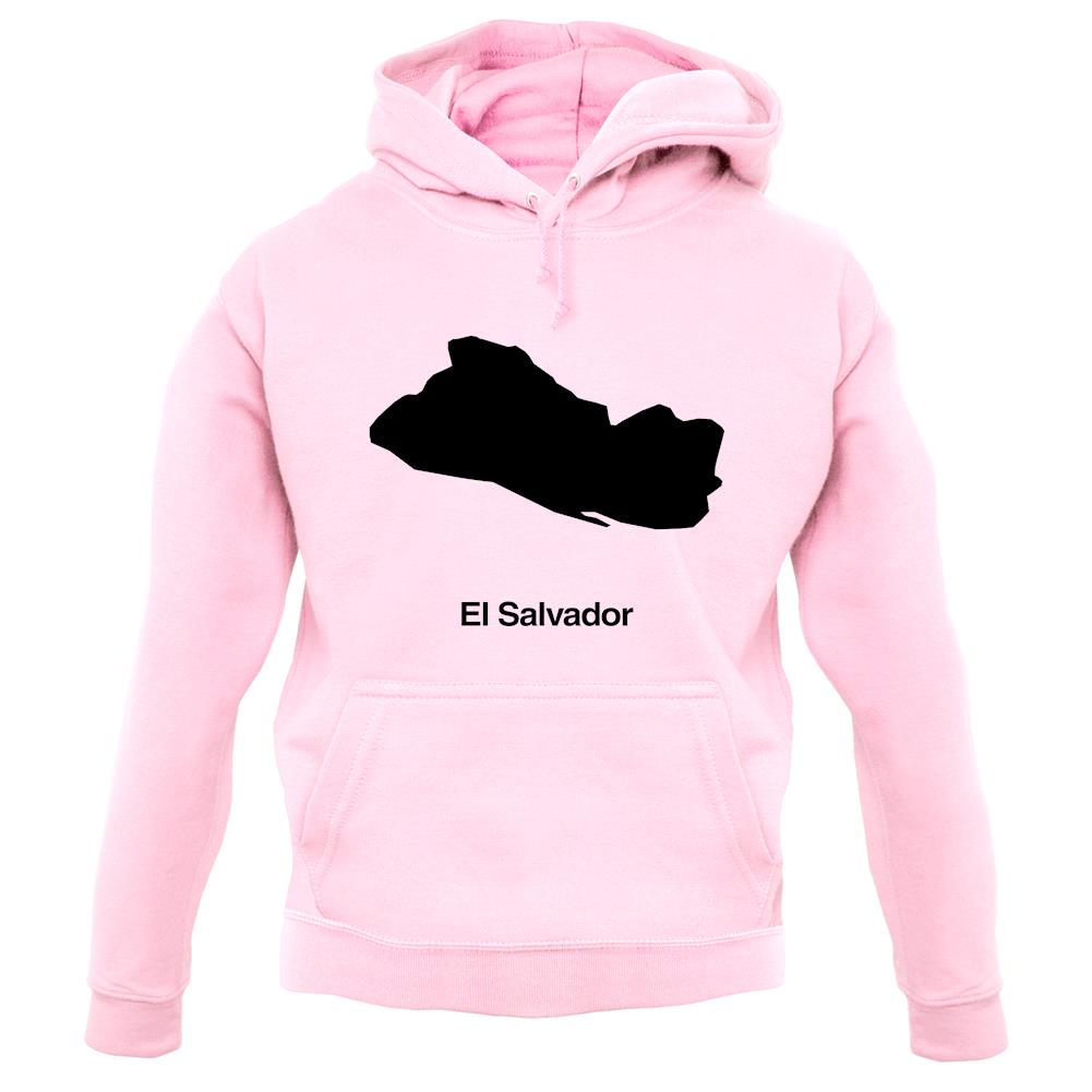 El Salvador Silhouette unisex hoodie El Salvador Silhouette unisex hoodie