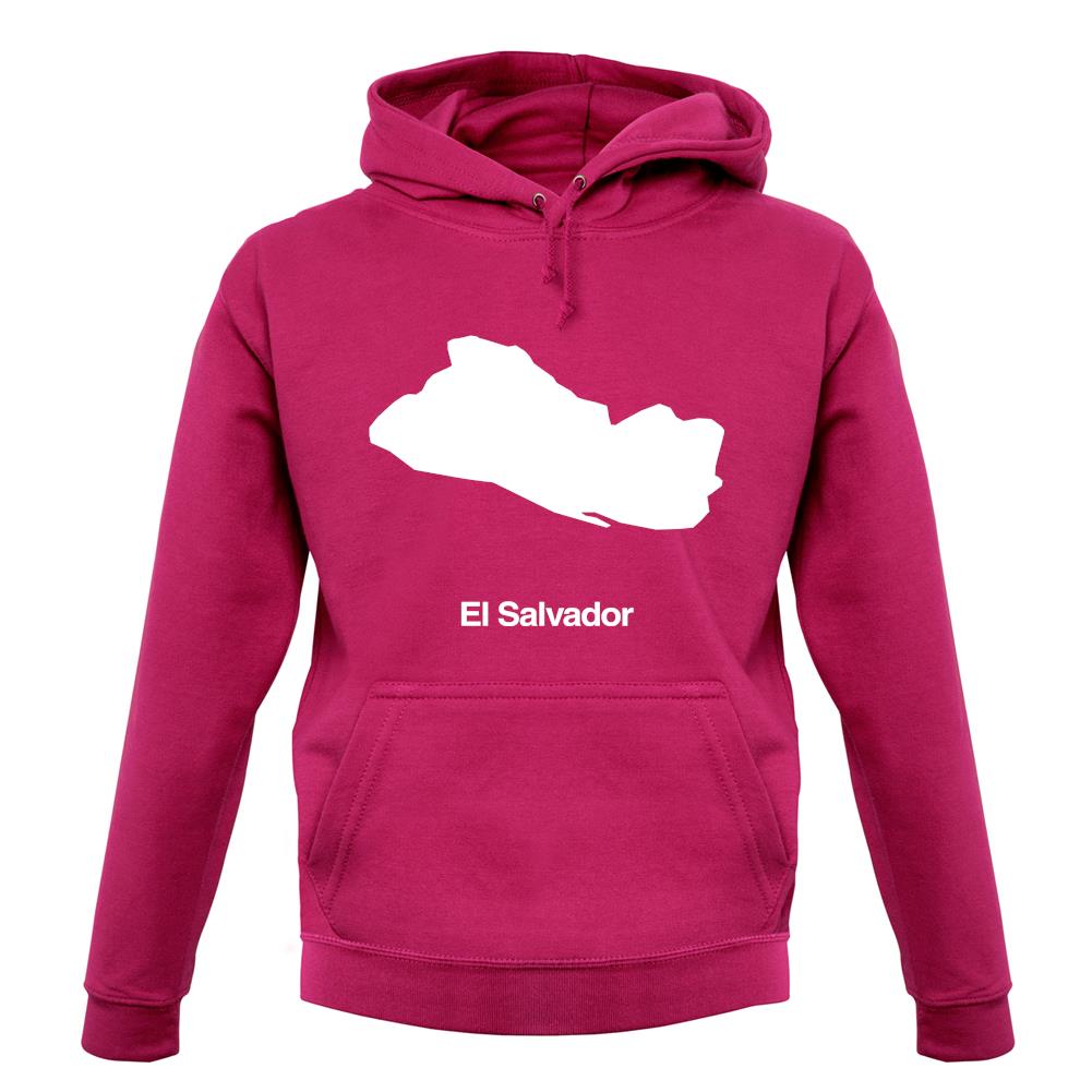 El Salvador Silhouette unisex hoodie El Salvador Silhouette unisex hoodie