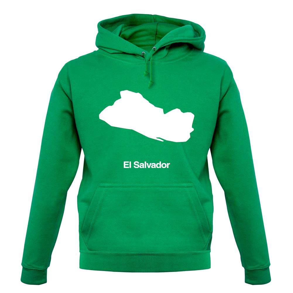 El Salvador Silhouette unisex hoodie El Salvador Silhouette unisex hoodie