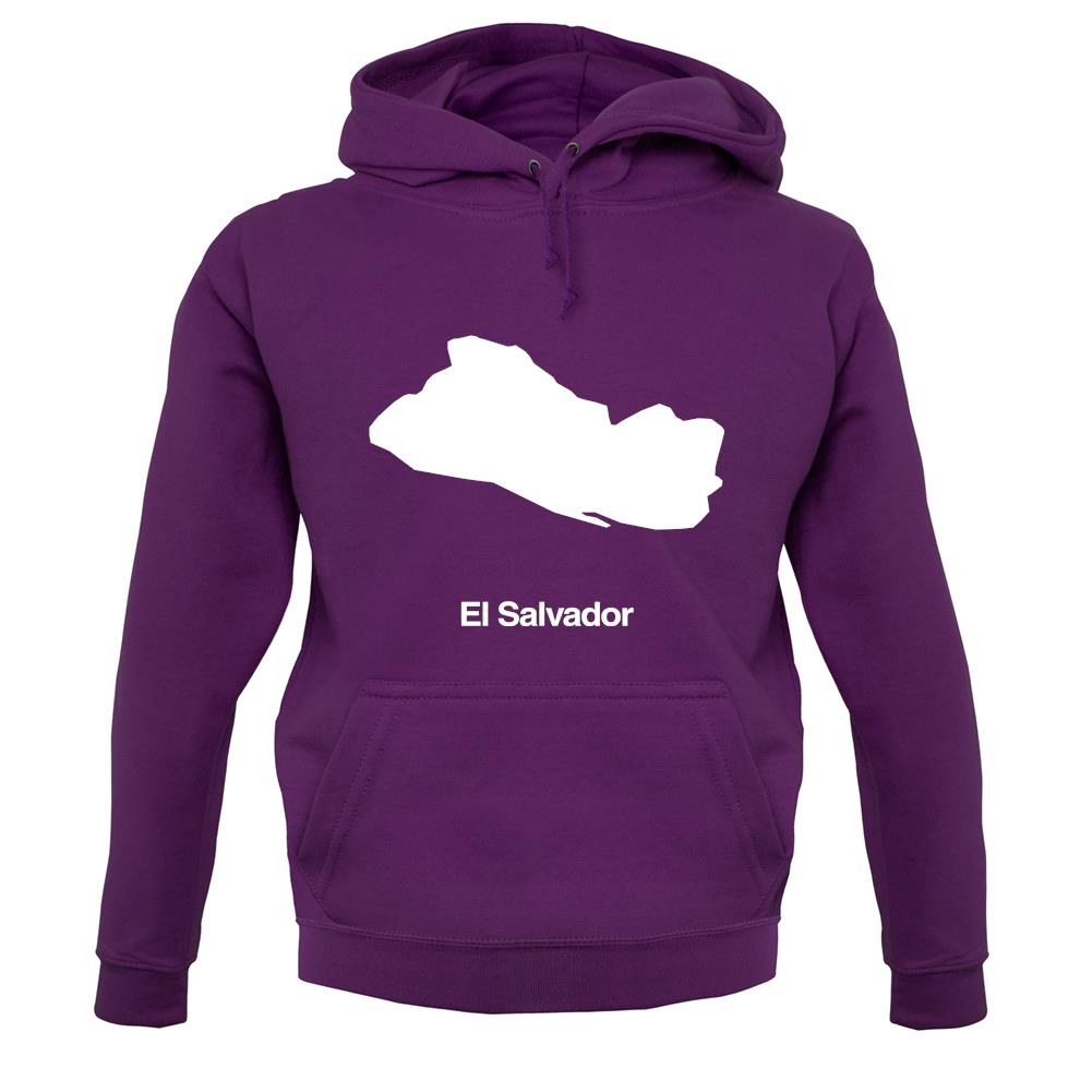 El Salvador Silhouette unisex hoodie El Salvador Silhouette unisex hoodie