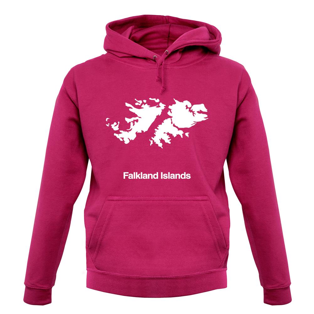 Falkland Islands Silhouette unisex hoodie Falkland Islands Silhouette unisex hoodie