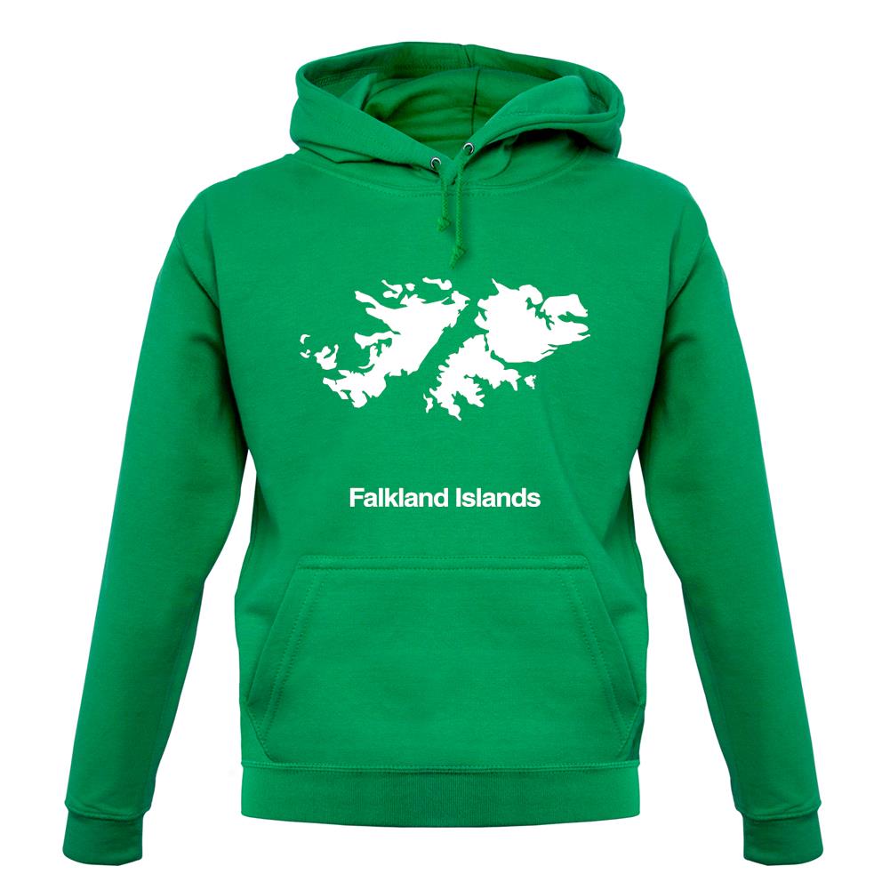 Falkland Islands Silhouette unisex hoodie Falkland Islands Silhouette unisex hoodie