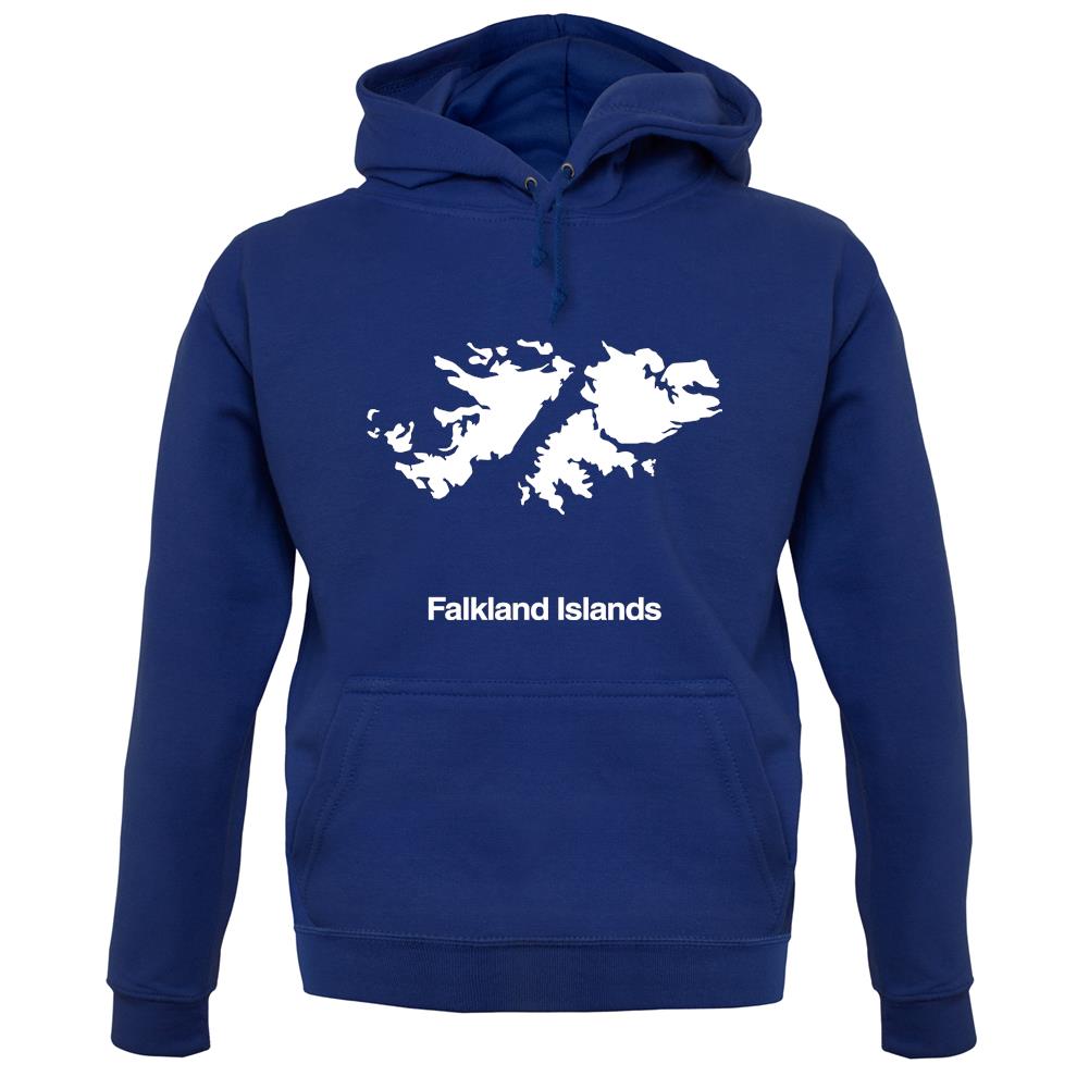 Falkland Islands Silhouette unisex hoodie Falkland Islands Silhouette unisex hoodie