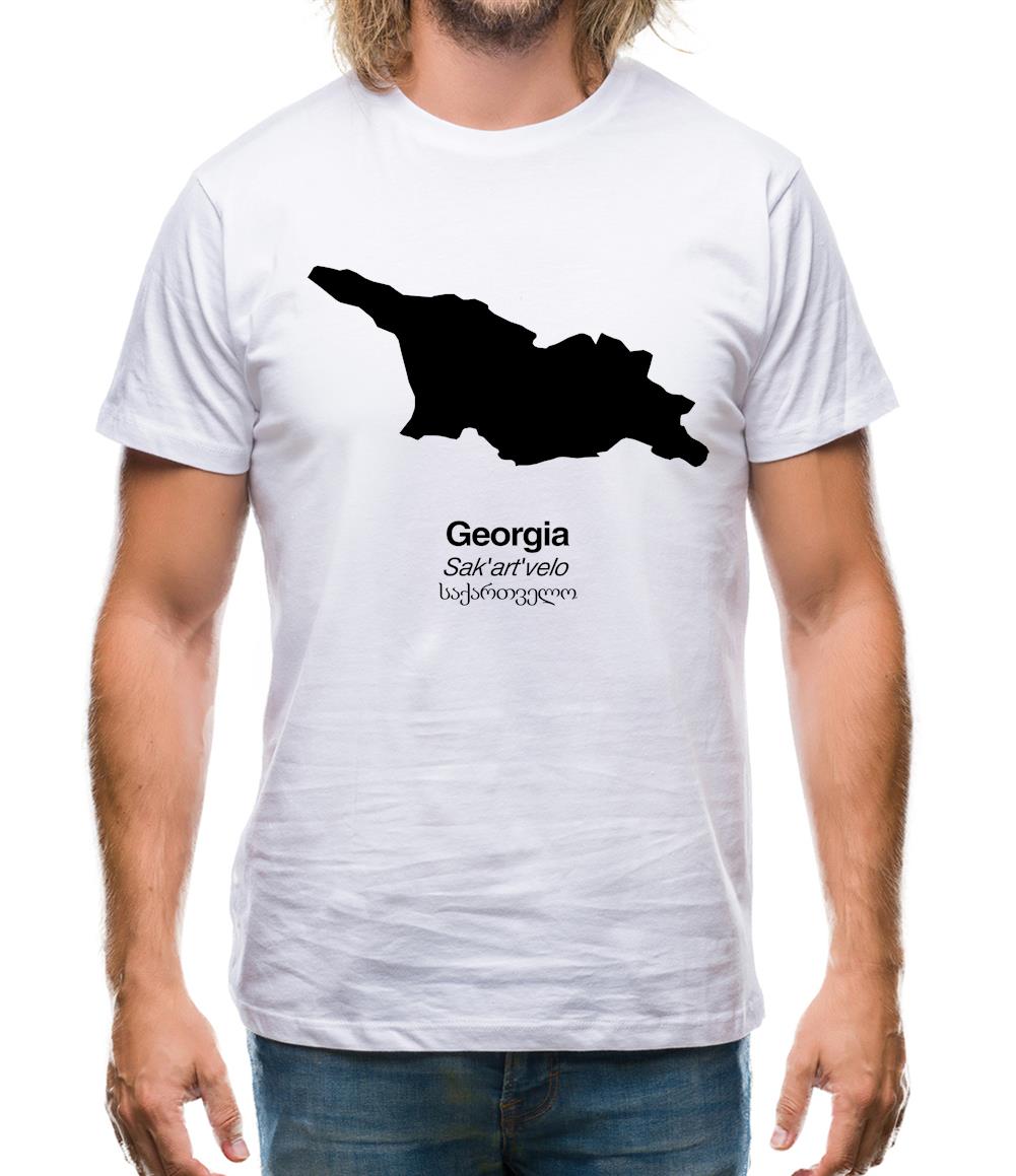 Georgia Silhouette Mens T-Shirt Georgia Silhouette Mens T-Shirt