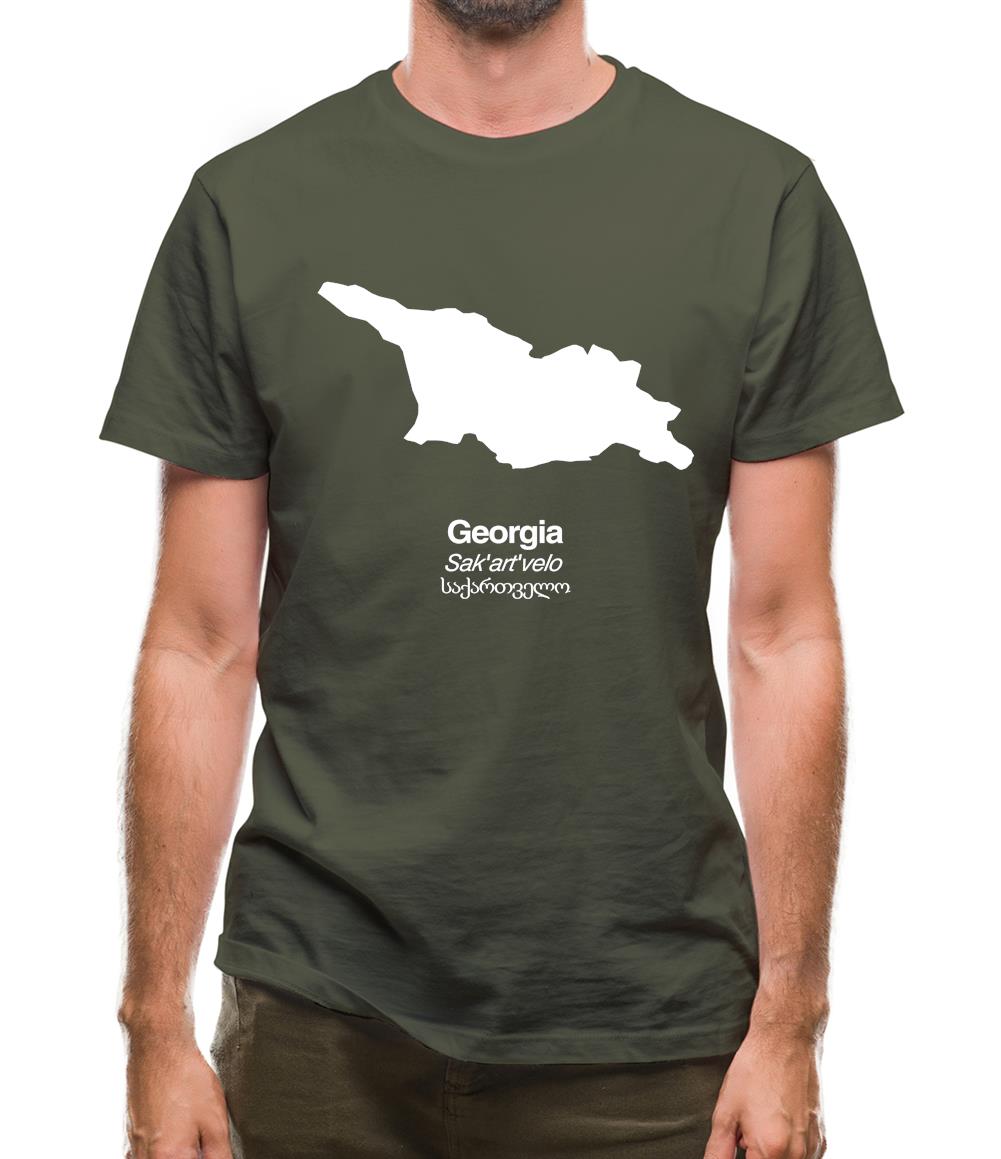 Georgia Silhouette Mens T-Shirt Georgia Silhouette Mens T-Shirt