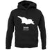 Georgia Silhouette unisex hoodie Georgia Silhouette unisex hoodie