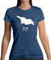 Georgia Silhouette Womens T-Shirt Georgia Silhouette Womens T-Shirt