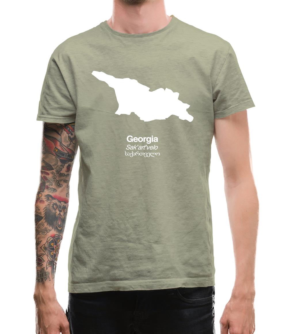 Georgia Silhouette Mens T-Shirt Georgia Silhouette Mens T-Shirt