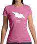 Georgia Silhouette Womens T-Shirt Georgia Silhouette Womens T-Shirt