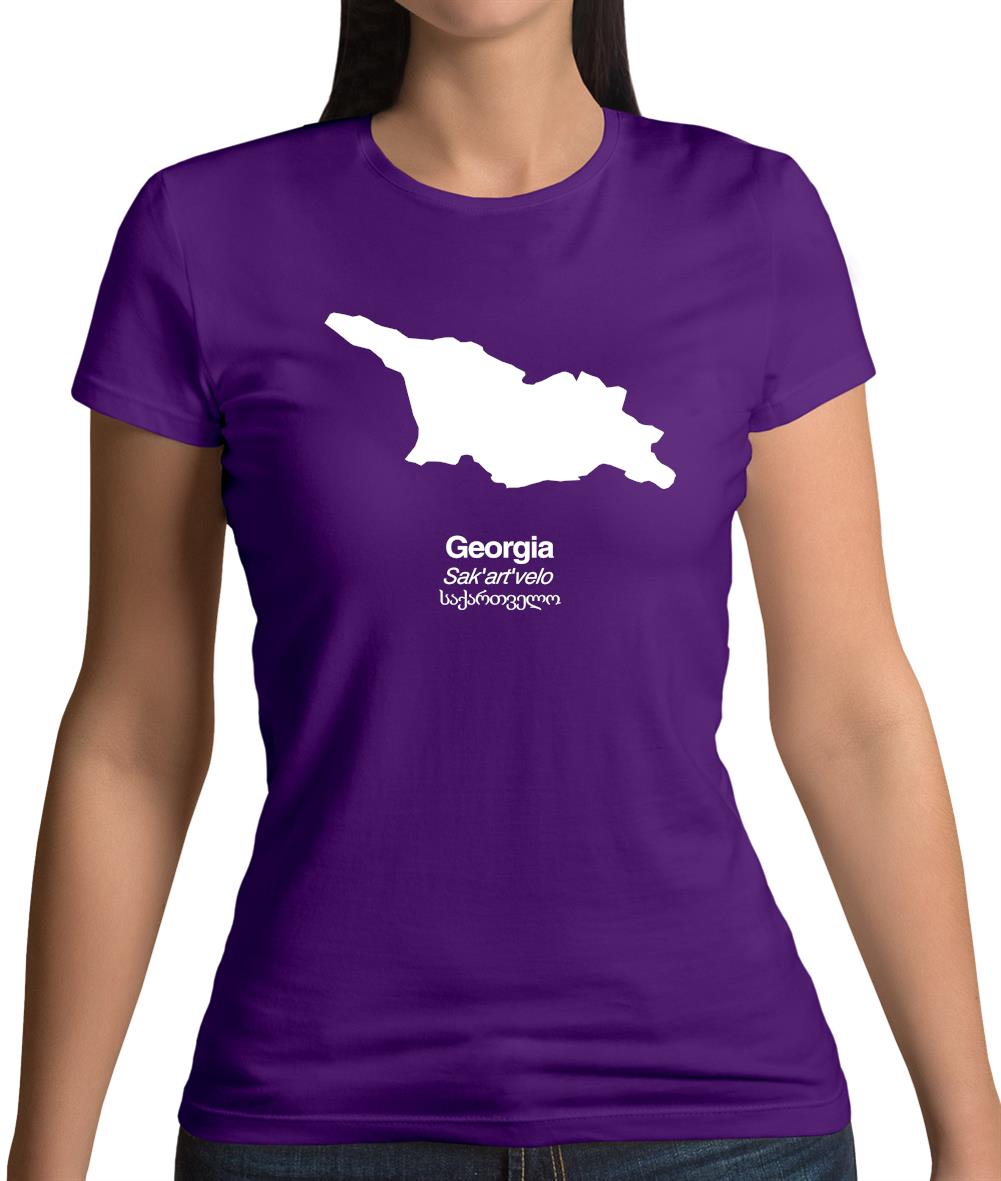Georgia Silhouette Womens T-Shirt