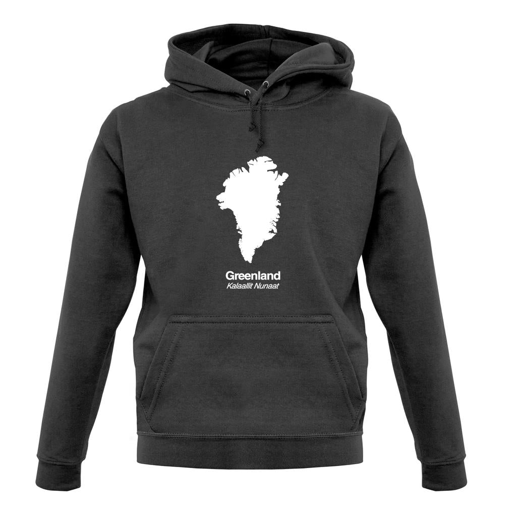 Greenland Silhouette unisex hoodie Greenland Silhouette unisex hoodie