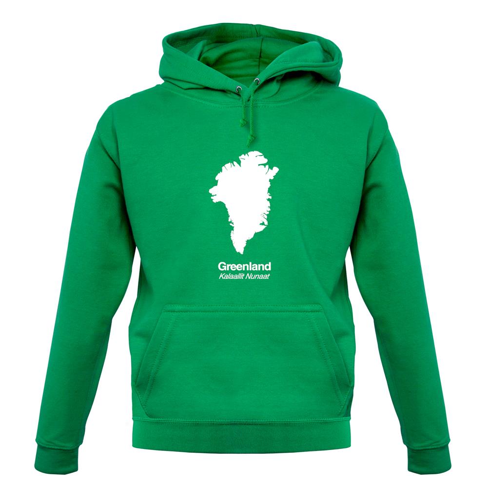 Greenland Silhouette unisex hoodie Greenland Silhouette unisex hoodie